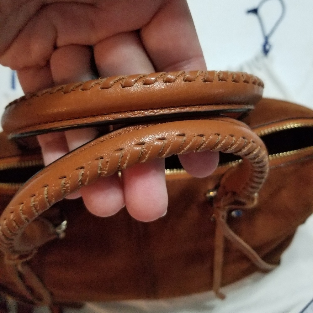 Rebecca Minkoff Moto Sued Hand Bag - Picture 2 of 6